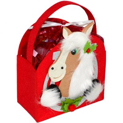 Детский новогодний подарок в мягкой упаковке весом 1000 грамм