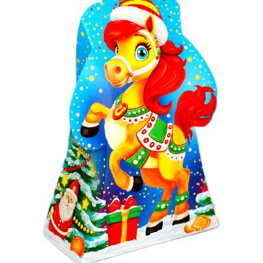 Сладкий подарок на Новый Год в картонной упаковке весом 700 грамм